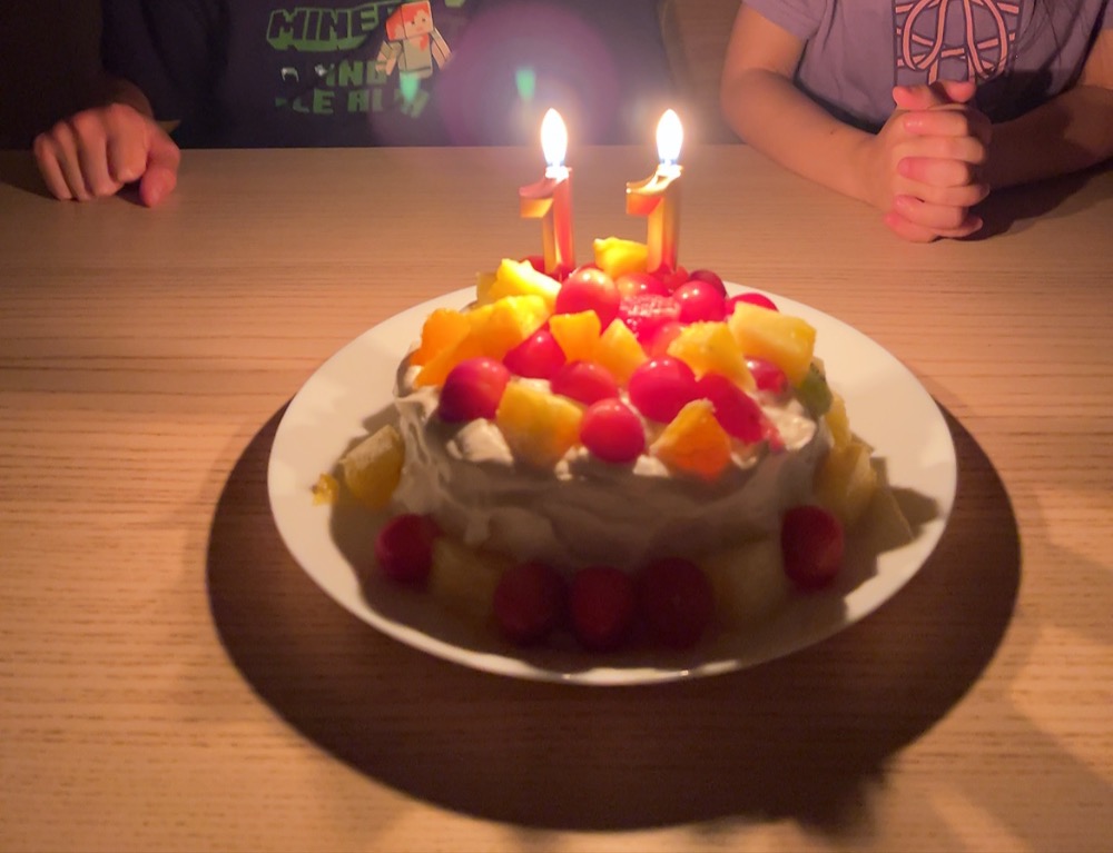 11歳誕生日ケーキ手作り